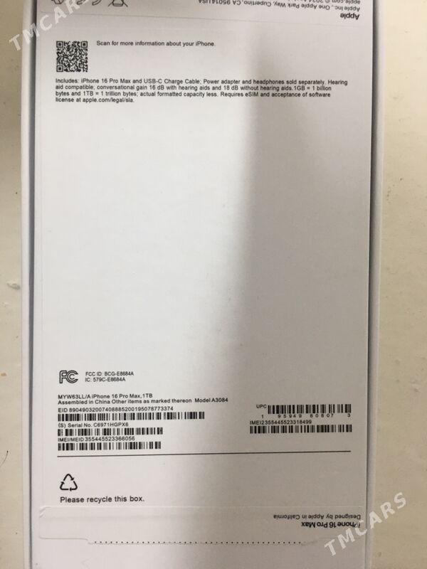 iphone 16 pro max - Ашхабад - img 3