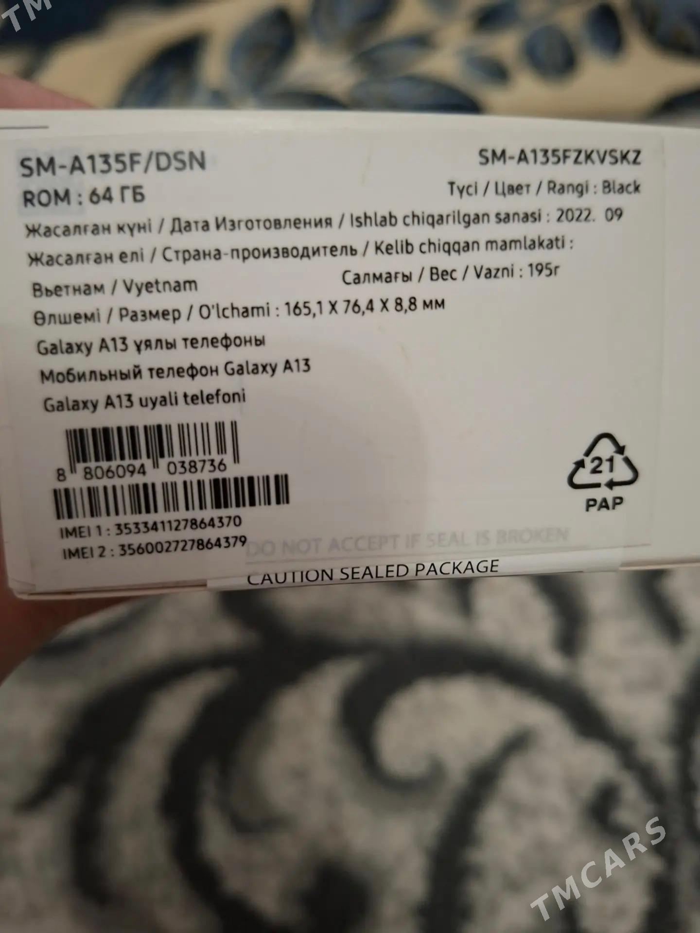 Samsung a 13 - Büzmeýin GRES - img 3