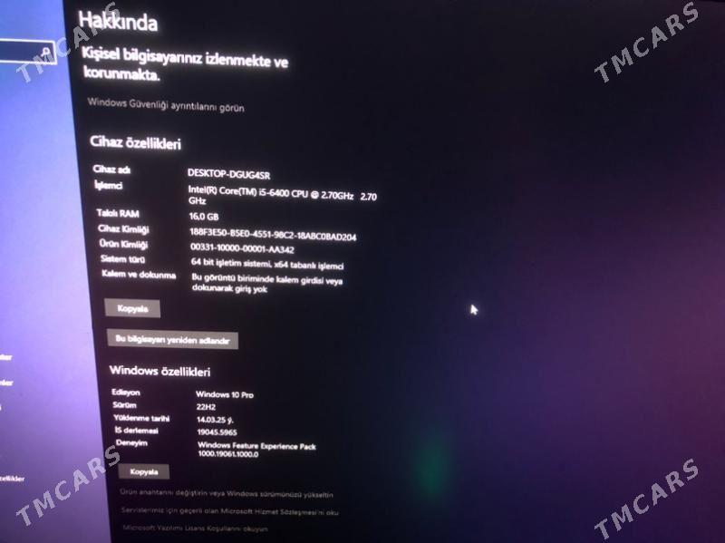 Kompyuter i5 6400 - Balkanabat - img 1