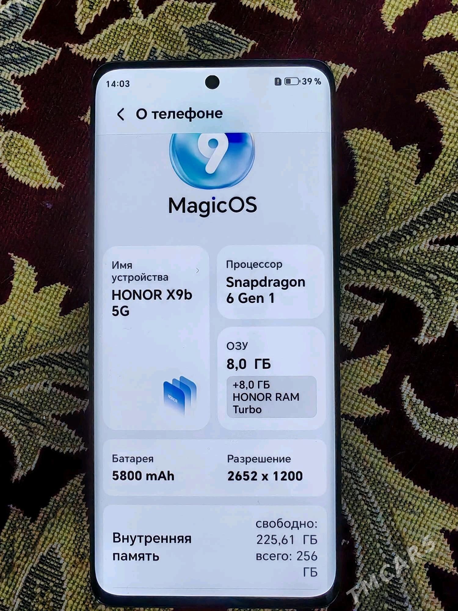 Honor X9b 8/256 - Балканабат - img 2