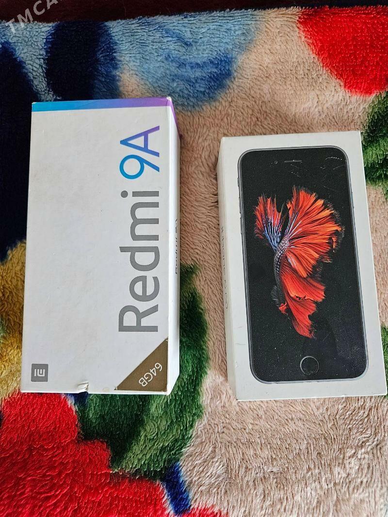 IPHONE 6SREDMI 9A ️Karobka - Дашогуз - img 2