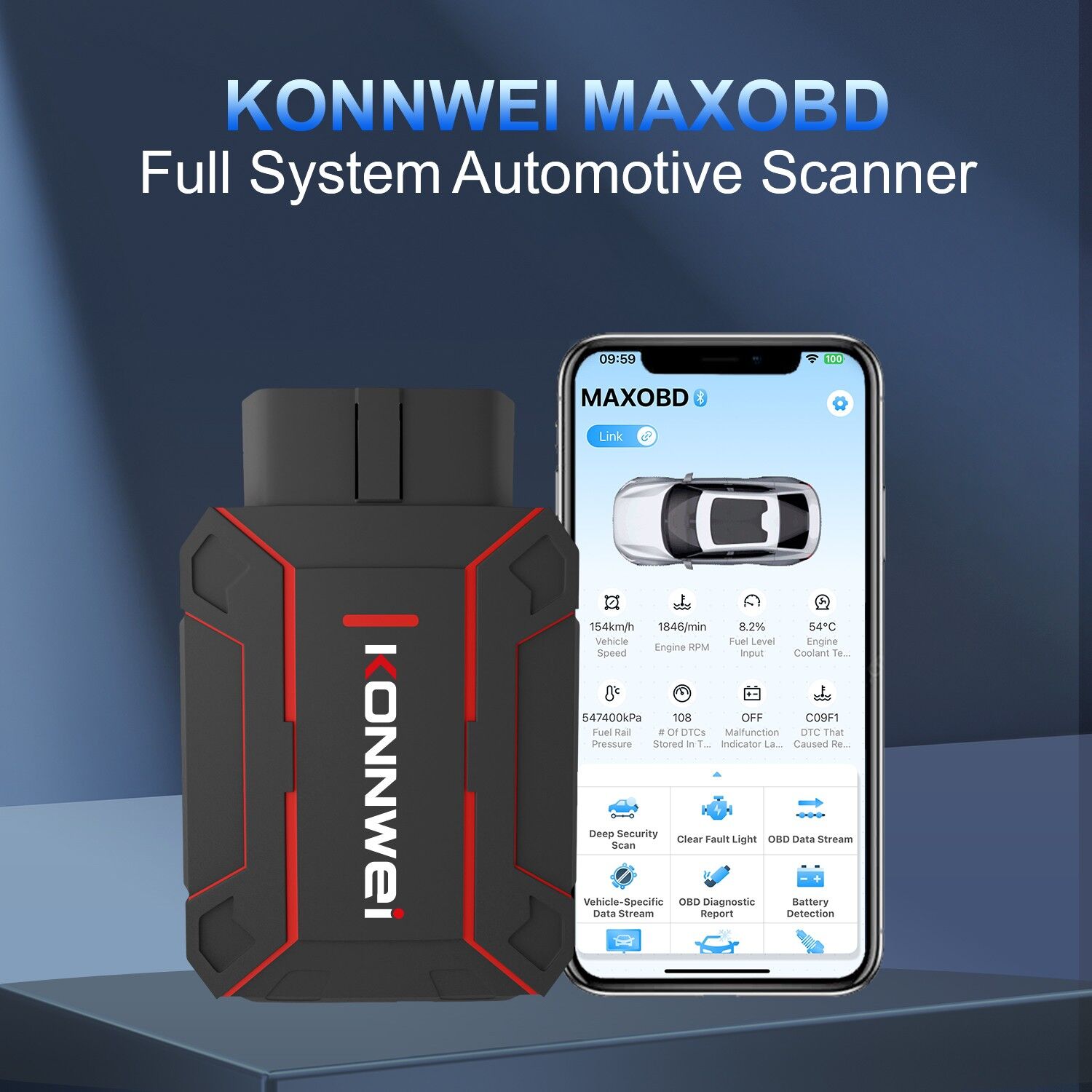 Diagnostika Maxobd KONNWEI 500 TMT - Хитровка - img 9