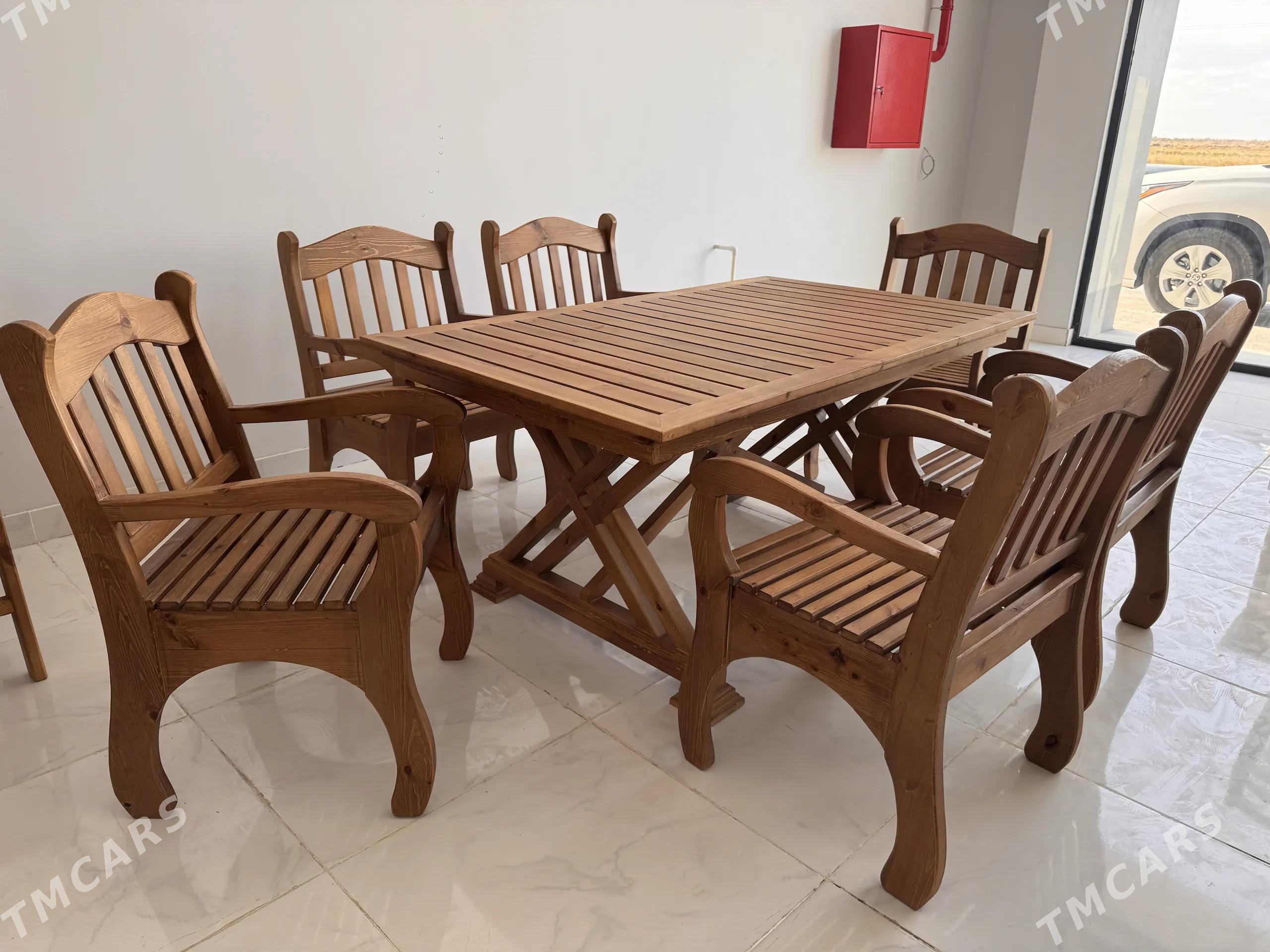 Agaç önümleri  stol we stul - Mary - img 3