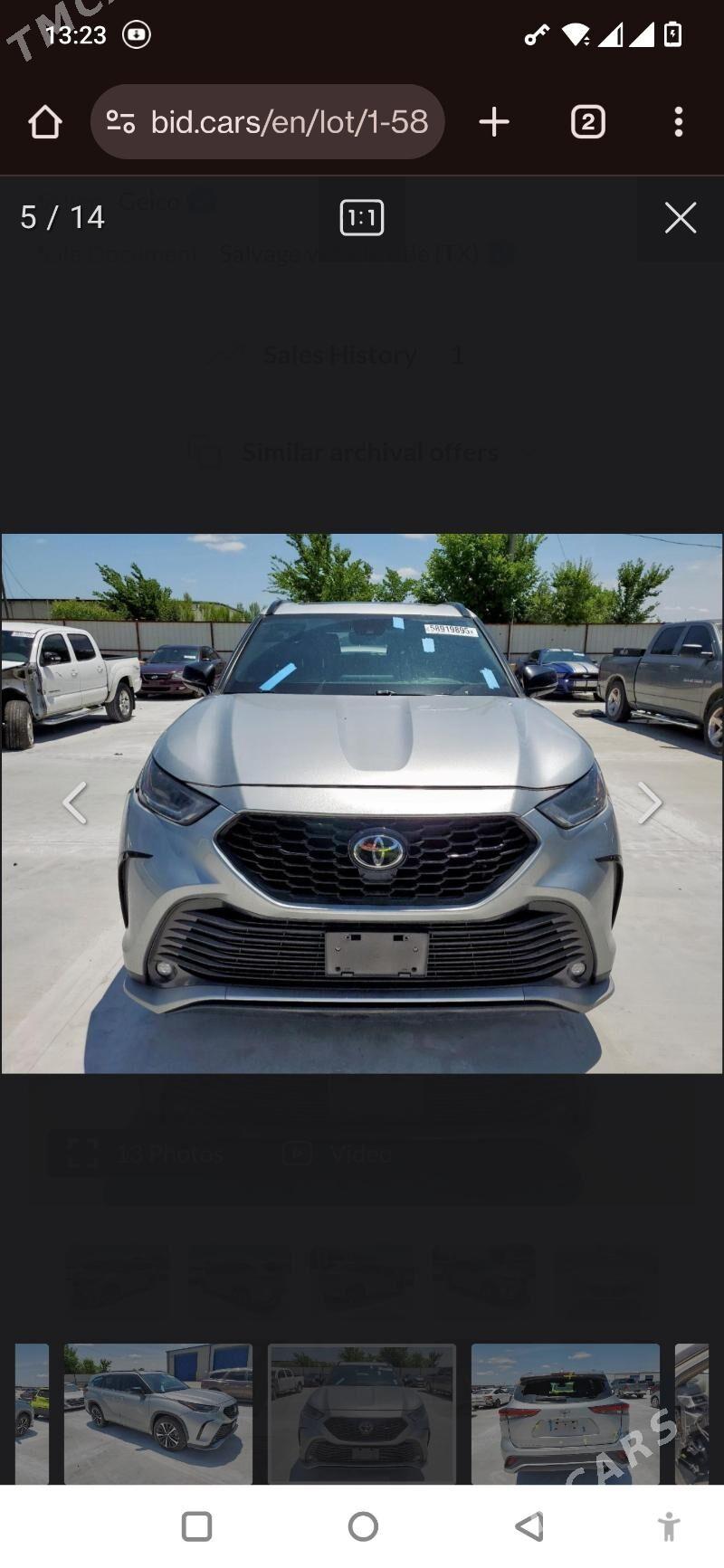 Toyota Highlander 2021 - 600 000 TMT - Дашогуз - img 9