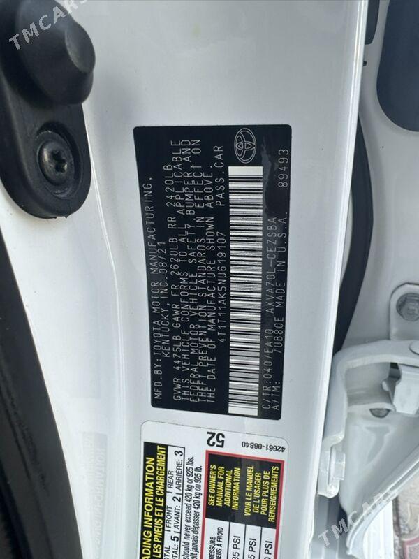 Toyota Camry 2021 - 343 000 TMT - Mary - img 9