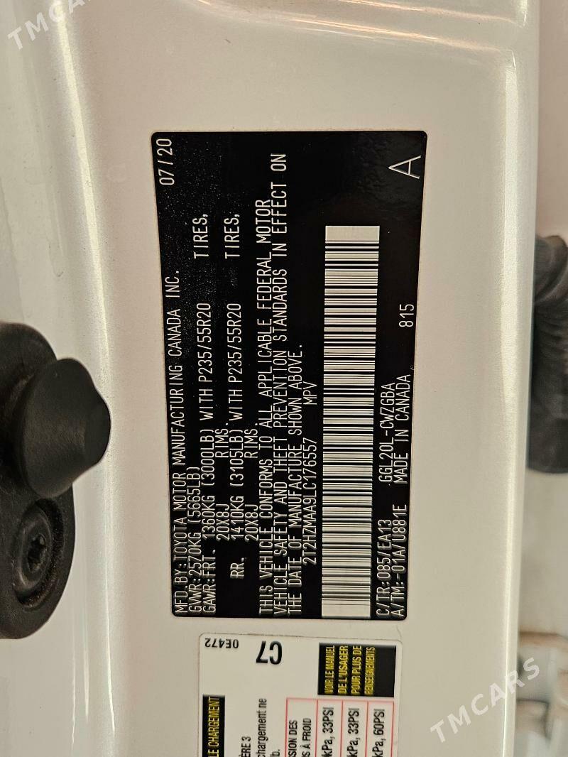 Lexus RX 350 2020 - 645 000 TMT - Ашхабад - img 9