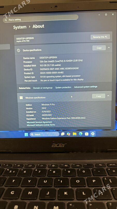 Acer Aspire  7/ I5 12gen/ 16gb - Aşgabat - img 4