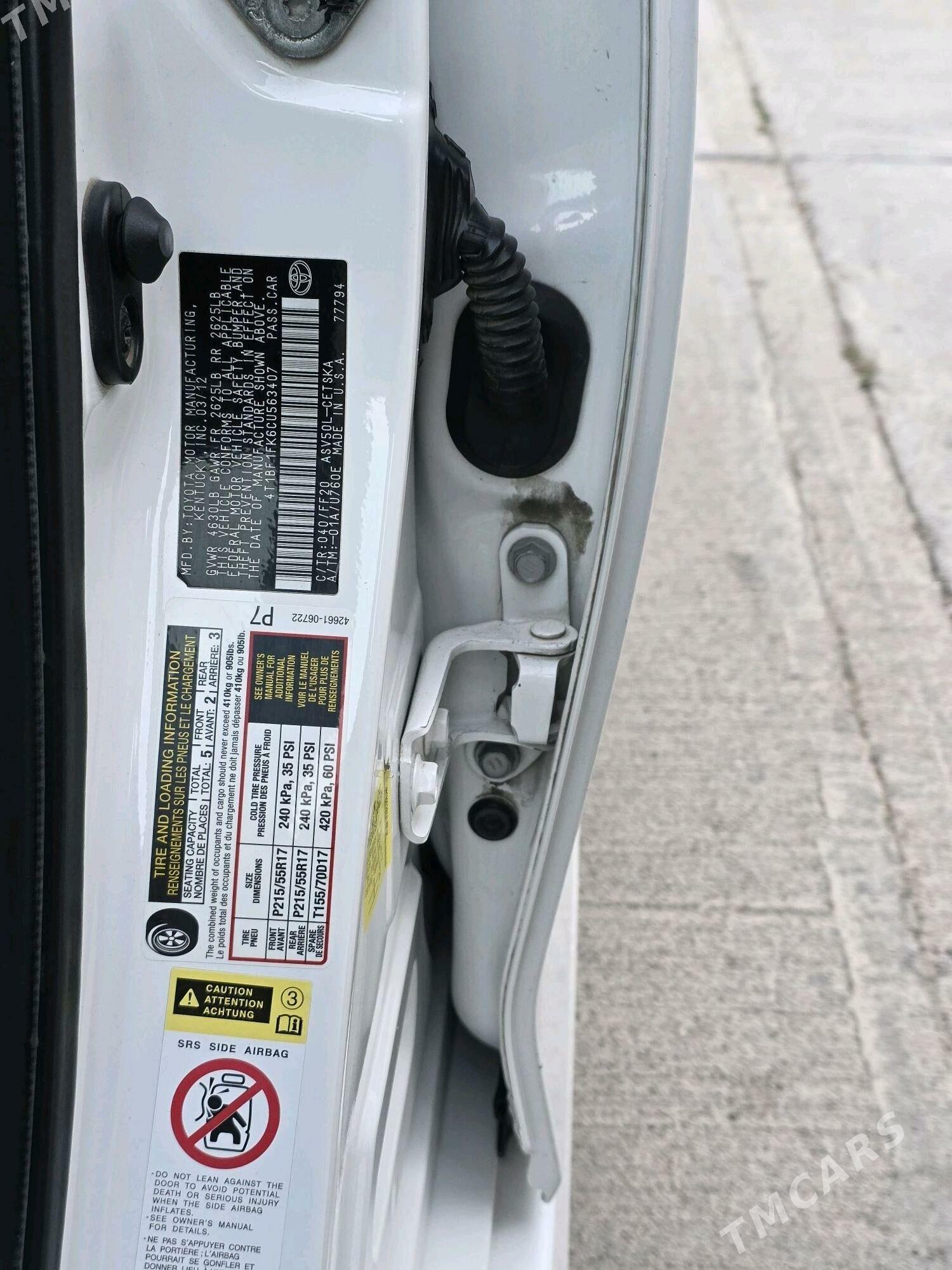 Toyota Camry 2012 - 245 000 TMT - Türkmenabat - img 9