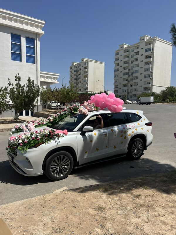 оформление машин, свадьбы - Parahat 8 - img 5