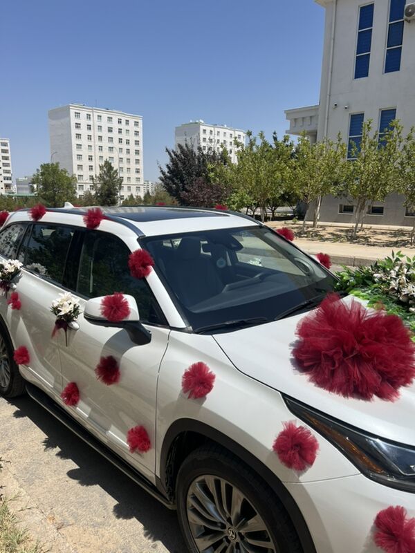 оформление машин, свадьбы - Parahat 8 - img 4