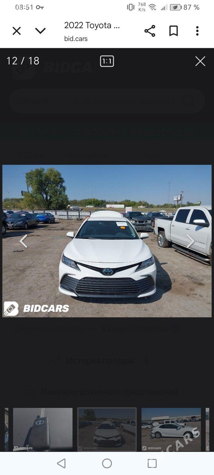 Toyota Camry 2022 - 355 000 TMT - Балканабат - img 7