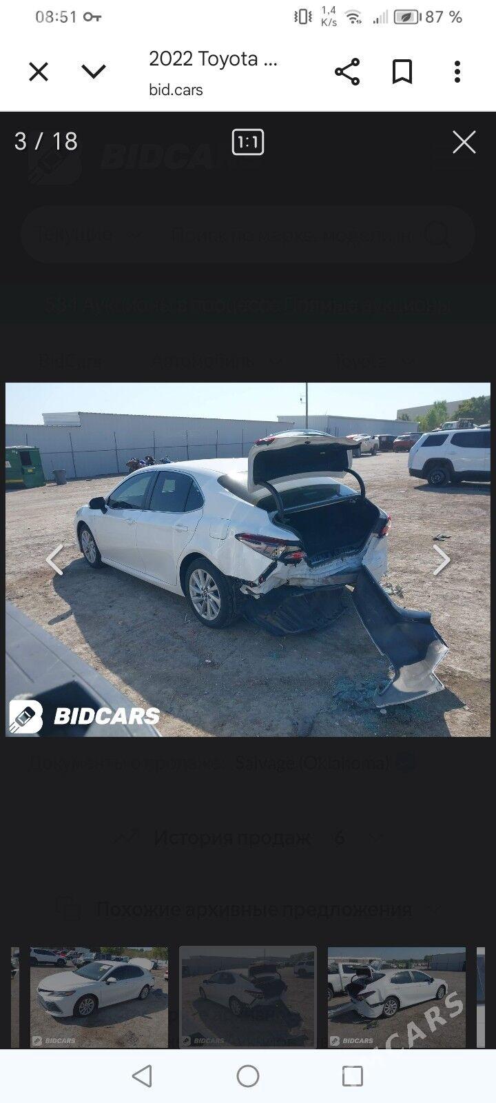 Toyota Camry 2022 - 355 000 TMT - Балканабат - img 8