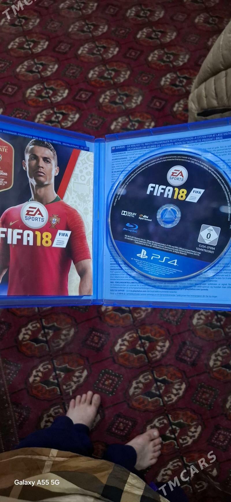 Ps4 disk fifa 18 - Ашхабад - img 2