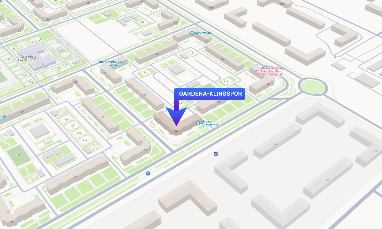 GARDENA-KLINGSPOR Map Location