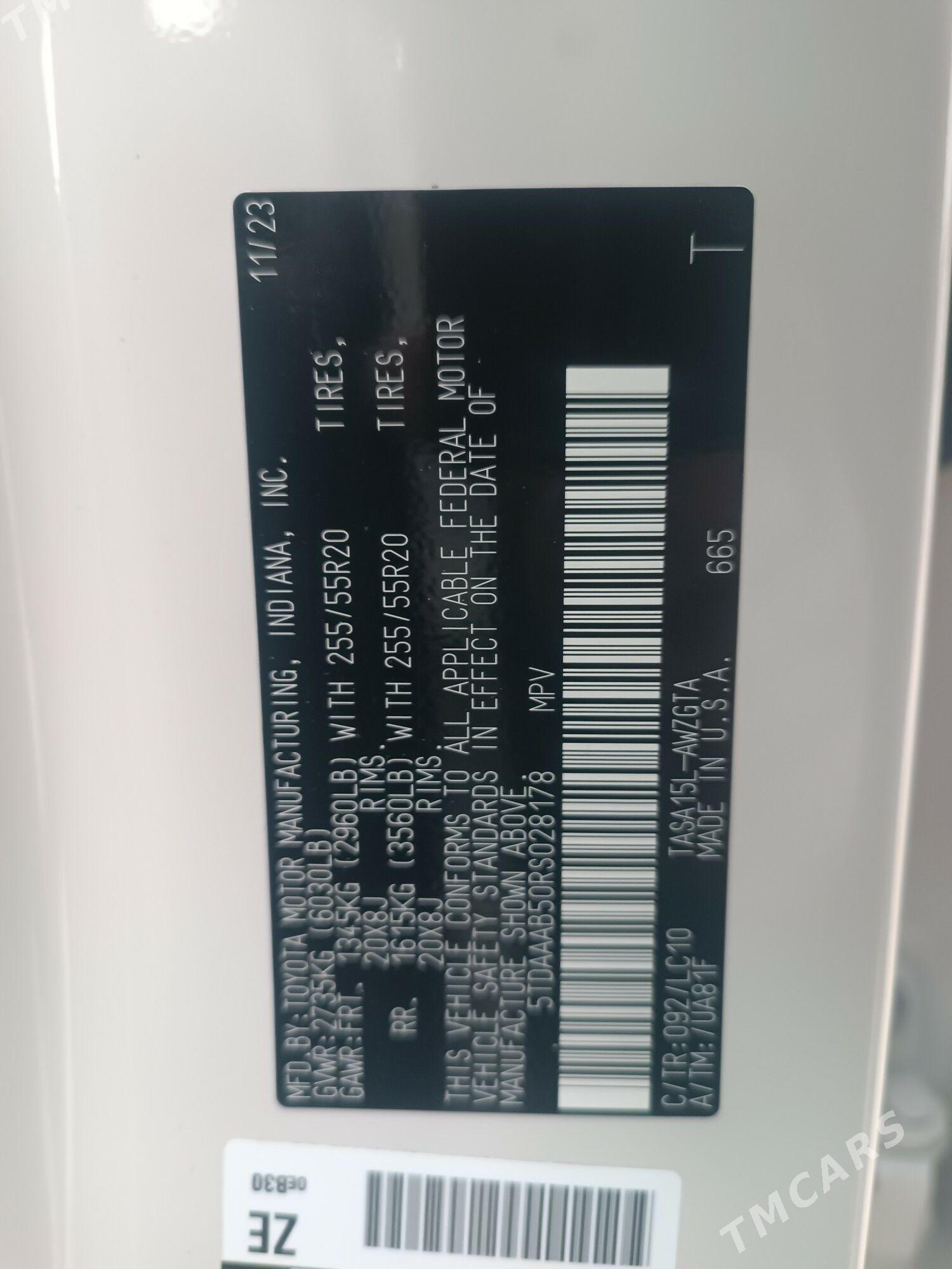 Toyota Grand Highlander 2024 - 840 000 TMT - Türkmenabat - img 10