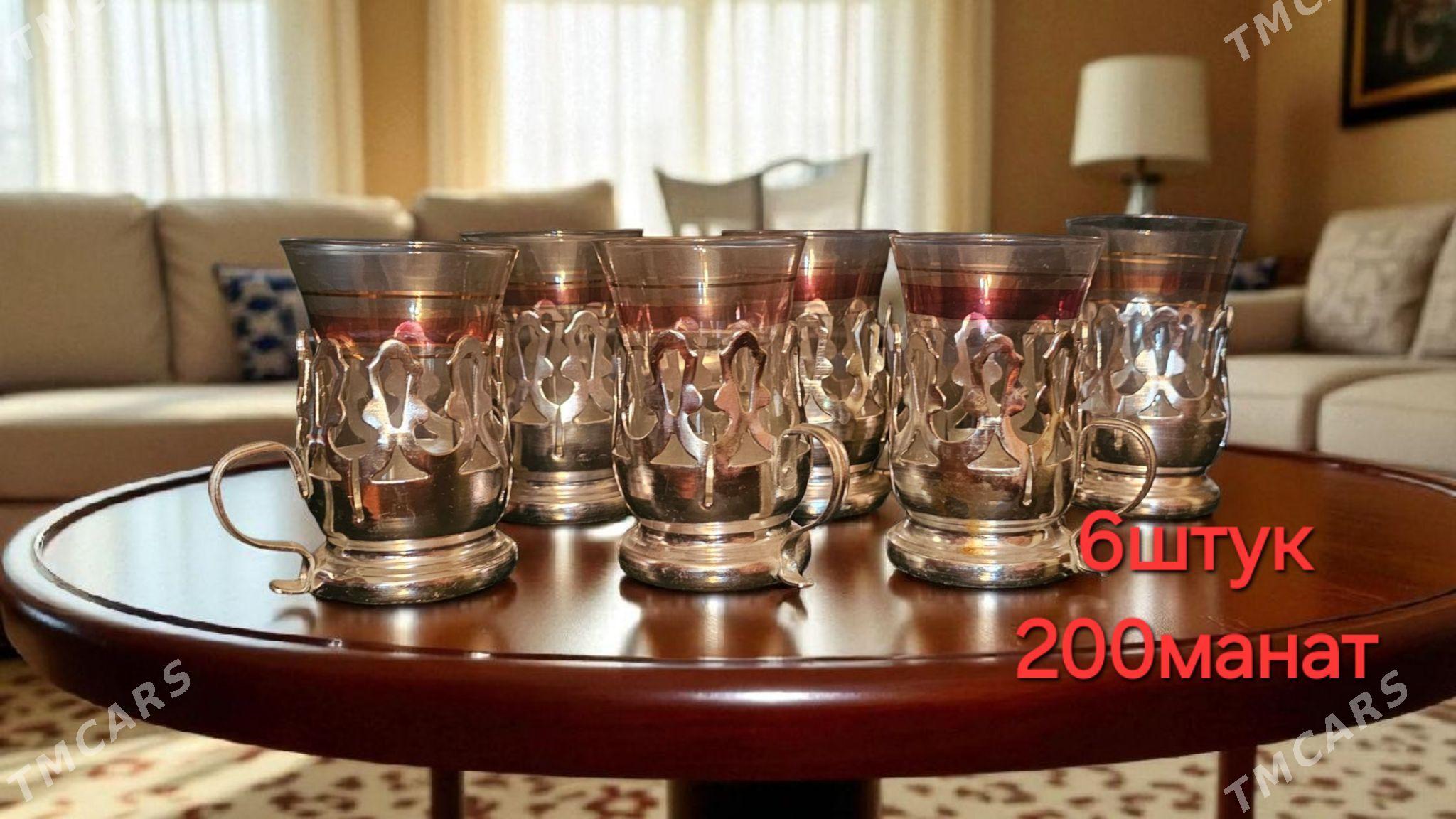 Хрусталь рюмки, фужеры, бокалы - Kim raýon - img 3