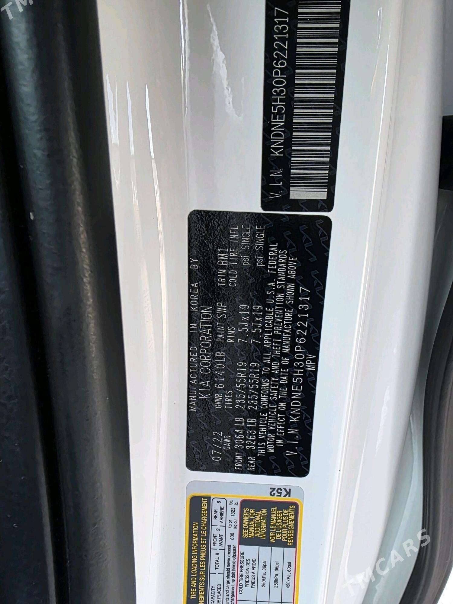 Kia Carnival 2023 - 590 000 TMT - "Алтын Асыр" Гундогар базары ( Толкучка) - img 9