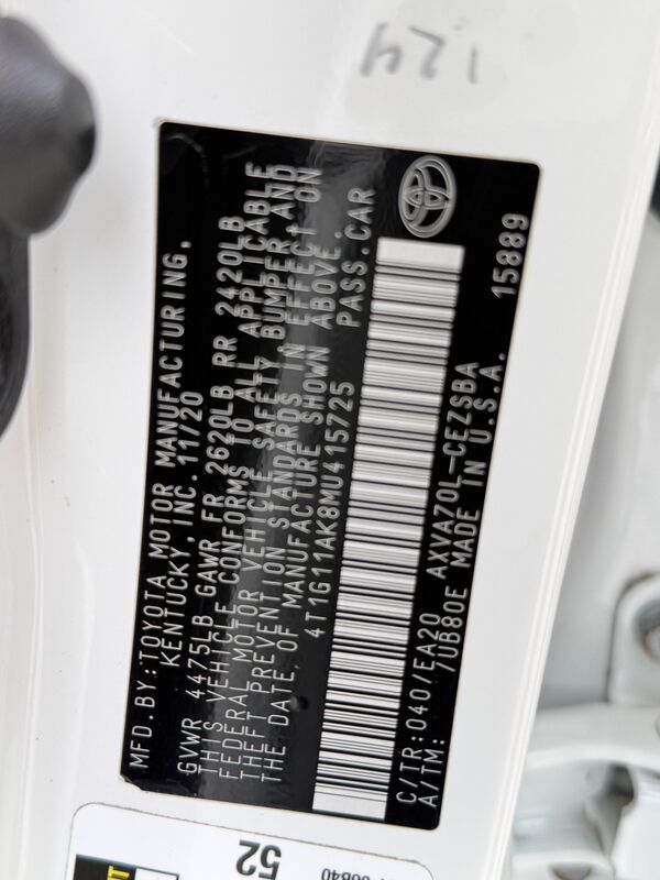 Toyota Camry 2021 - 309 000 TMT - Balkanabat - img 8