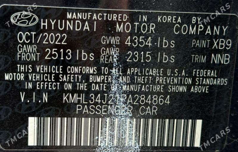 Hyundai Sonata 2023 - 258 000 TMT - Ашхабад - img 1