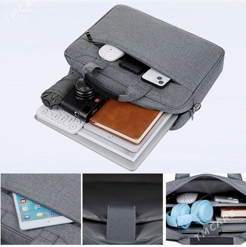 Сумка noutbuk üçin sumka 15,6" model 1053 - gara - Aşgabat - img 4