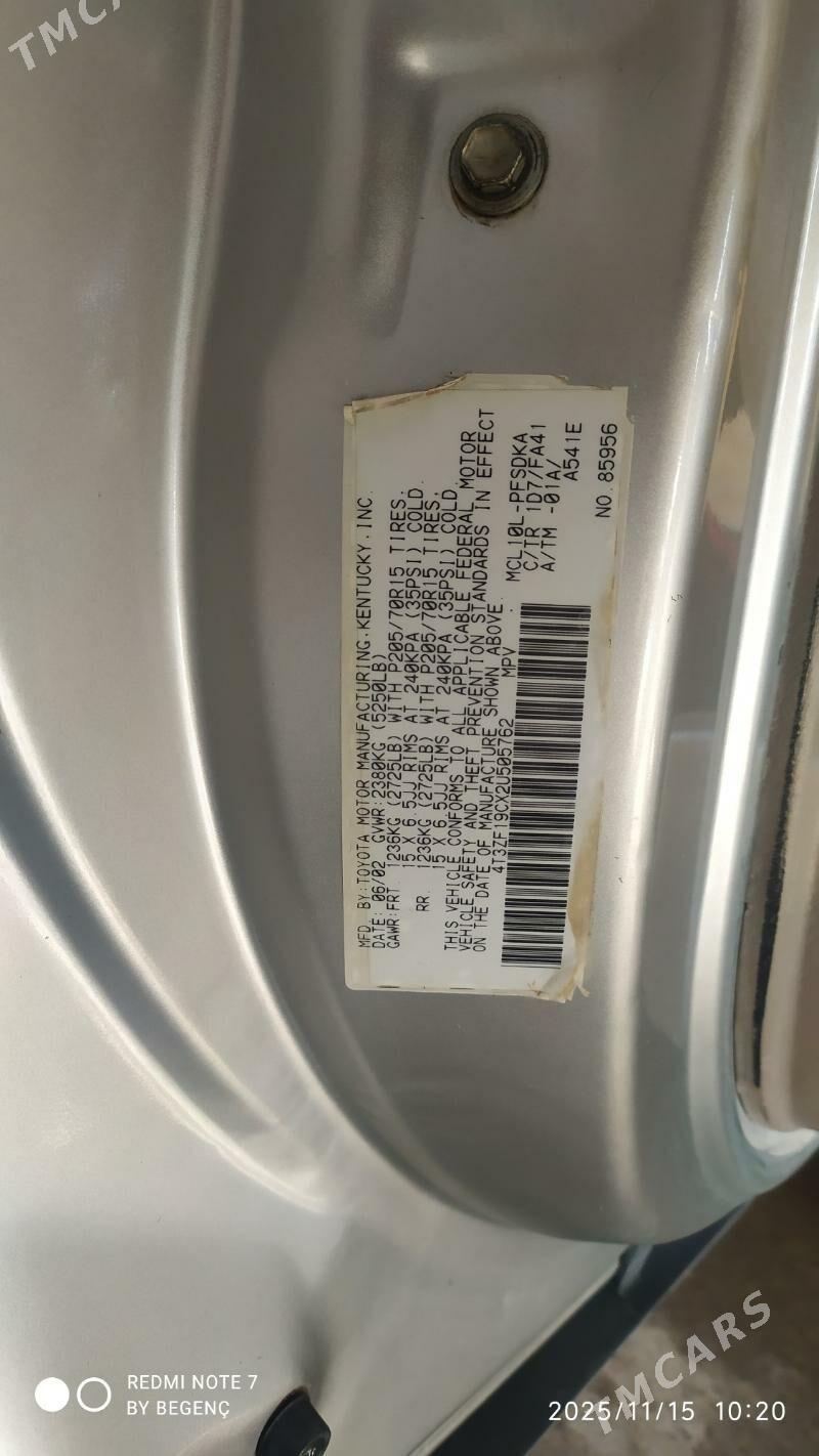 Toyota Sienna 2002 - 150 000 TMT - Kerki - img 7