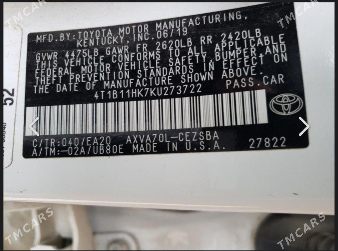 Toyota Camry 2019 - 295 000 TMT - 4 мкр - img 7