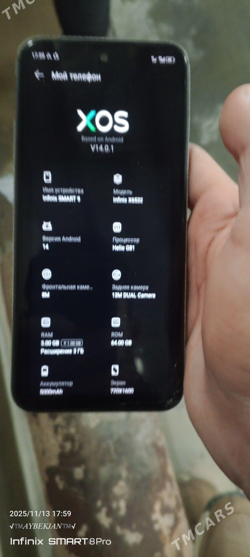 infinix smart 9 pam 64 ram 3+1 - Шабатский этрап - img 6