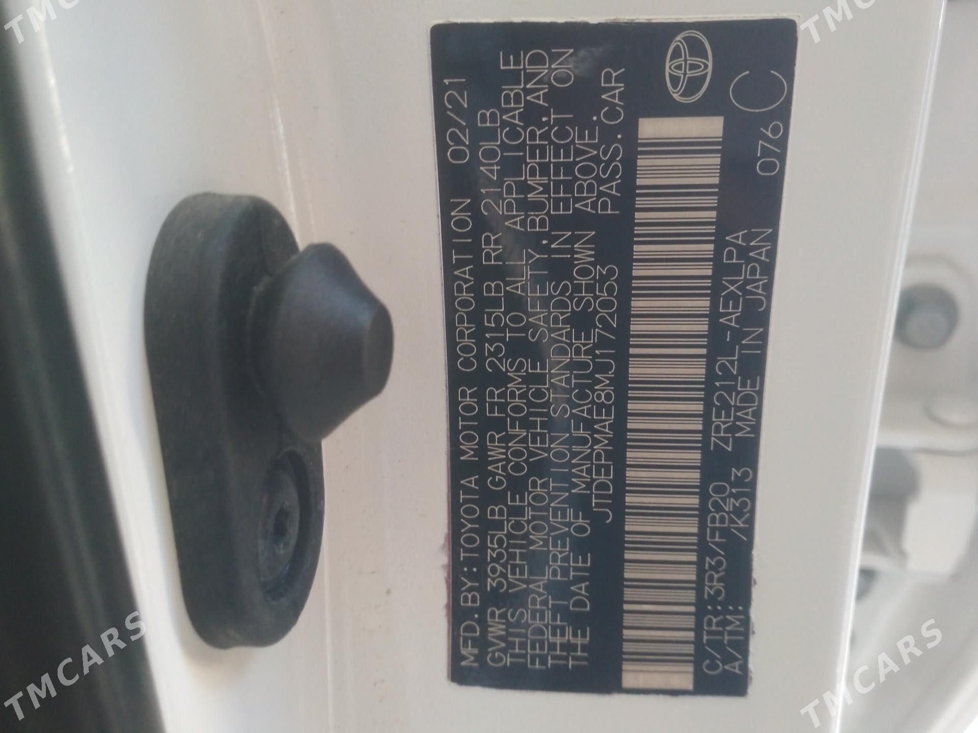 Toyota Corolla 2021 - 240 000 TMT - Türkmenabat - img 9