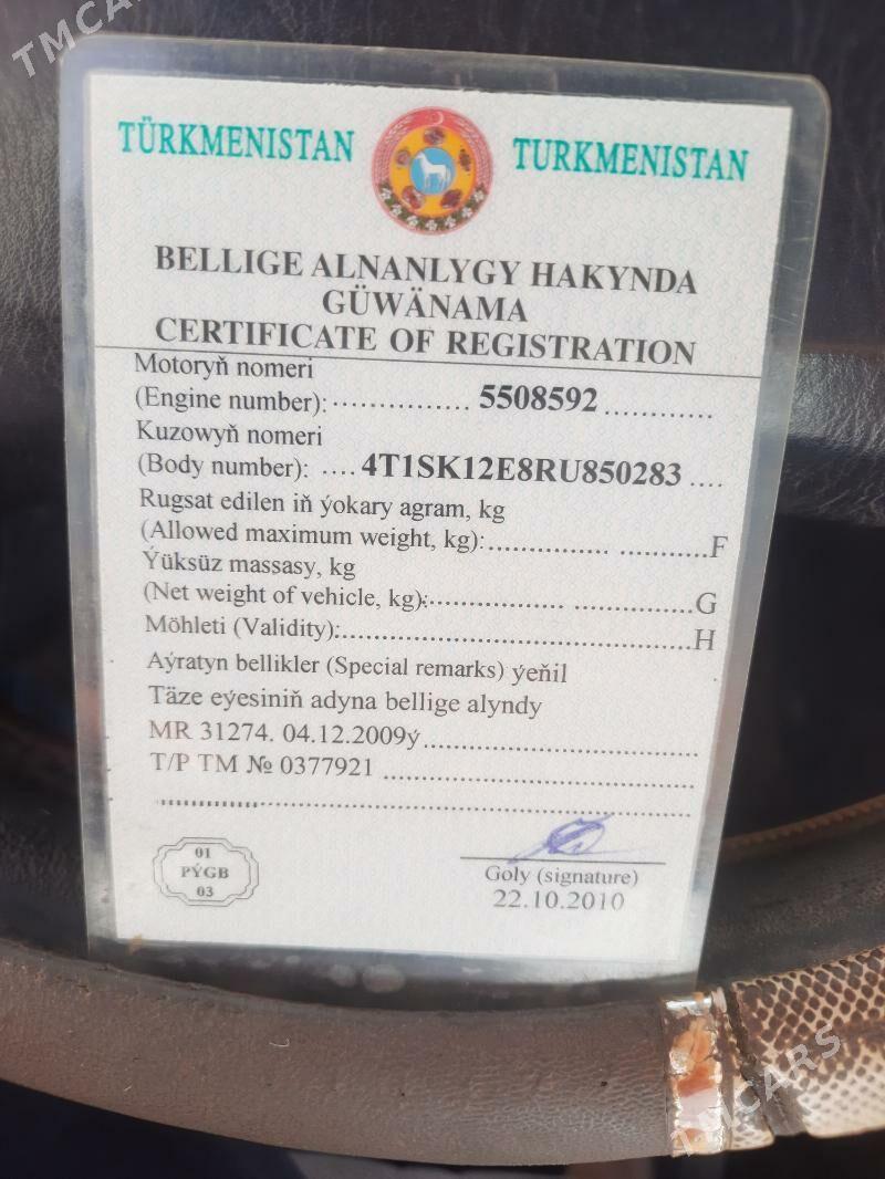 Toyota Camry 1996 - 95 000 TMT - Ёлётен - img 5