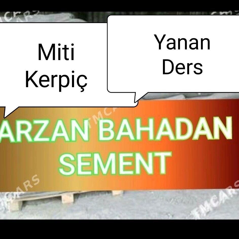 HALTALY ELENEN YANAN ДЕРС MITI SEMENT KERPIÇ GUM PULPA GRAWY MYTY SEBEN TOPRAK NALOWKA - Ашхабад - img 1