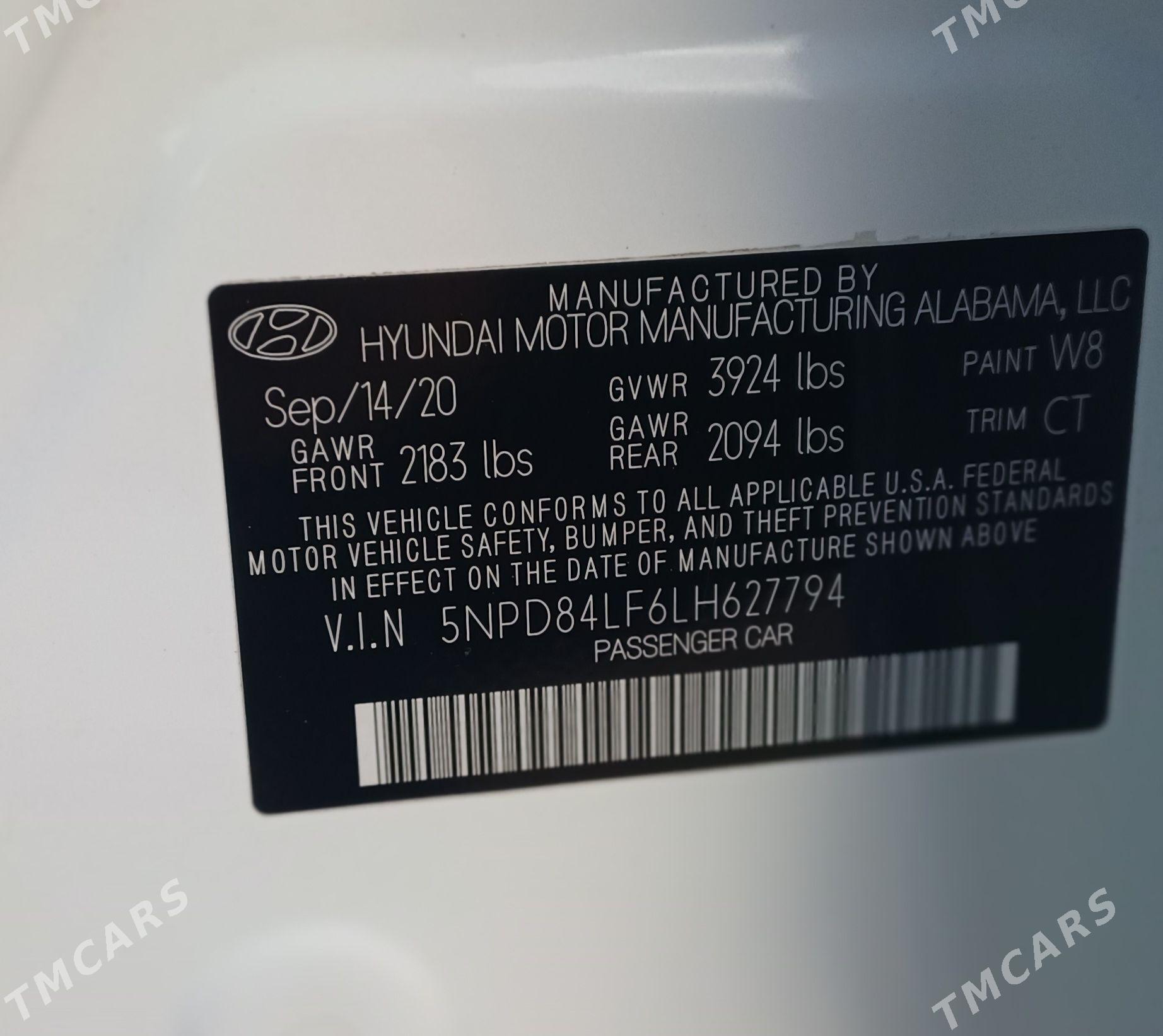 Hyundai Elantra 2020 - 267 000 TMT - 30 мкр - img 9