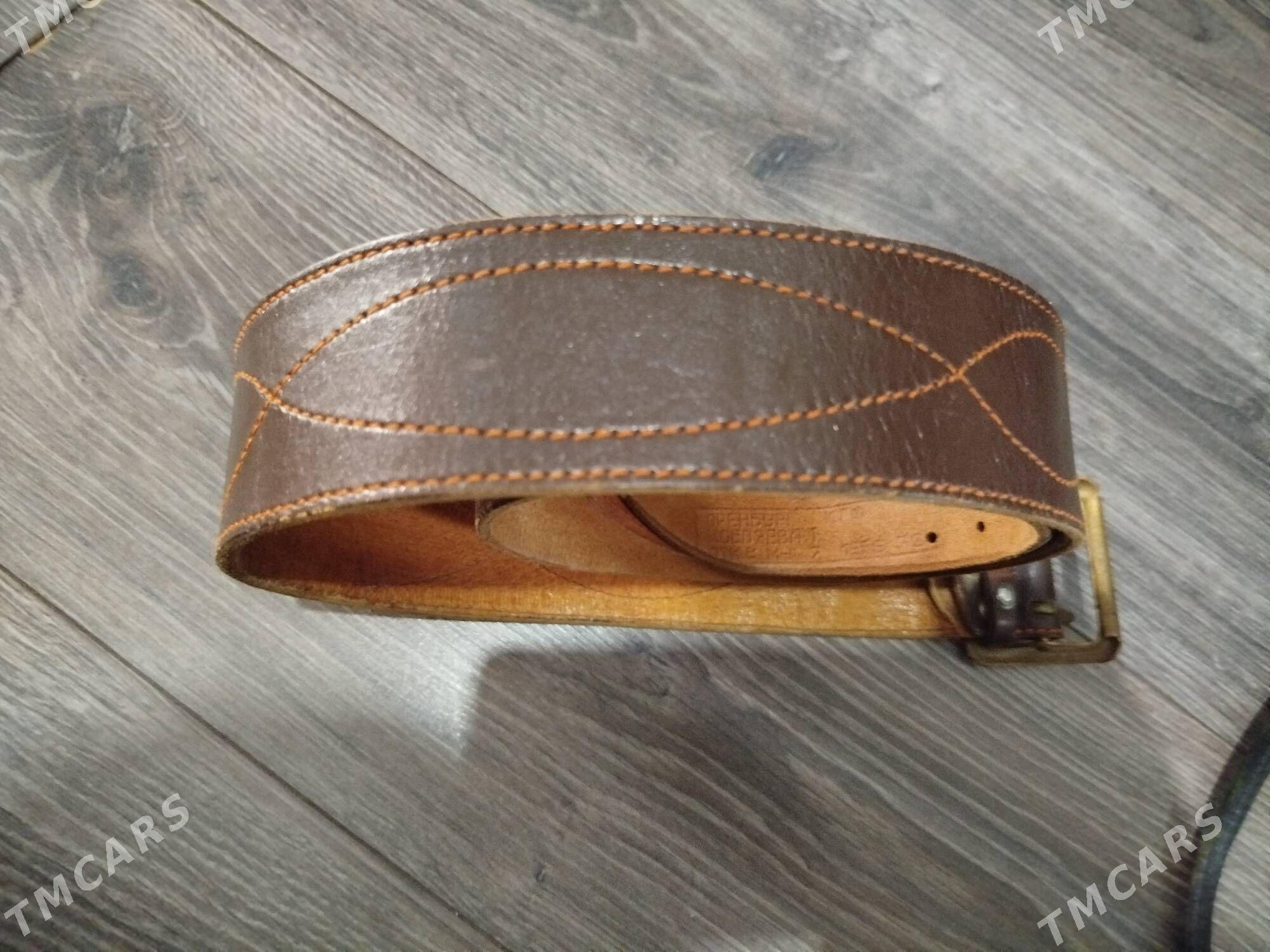 офицерский ремень кожаный - Türkmenbaşy - img 2