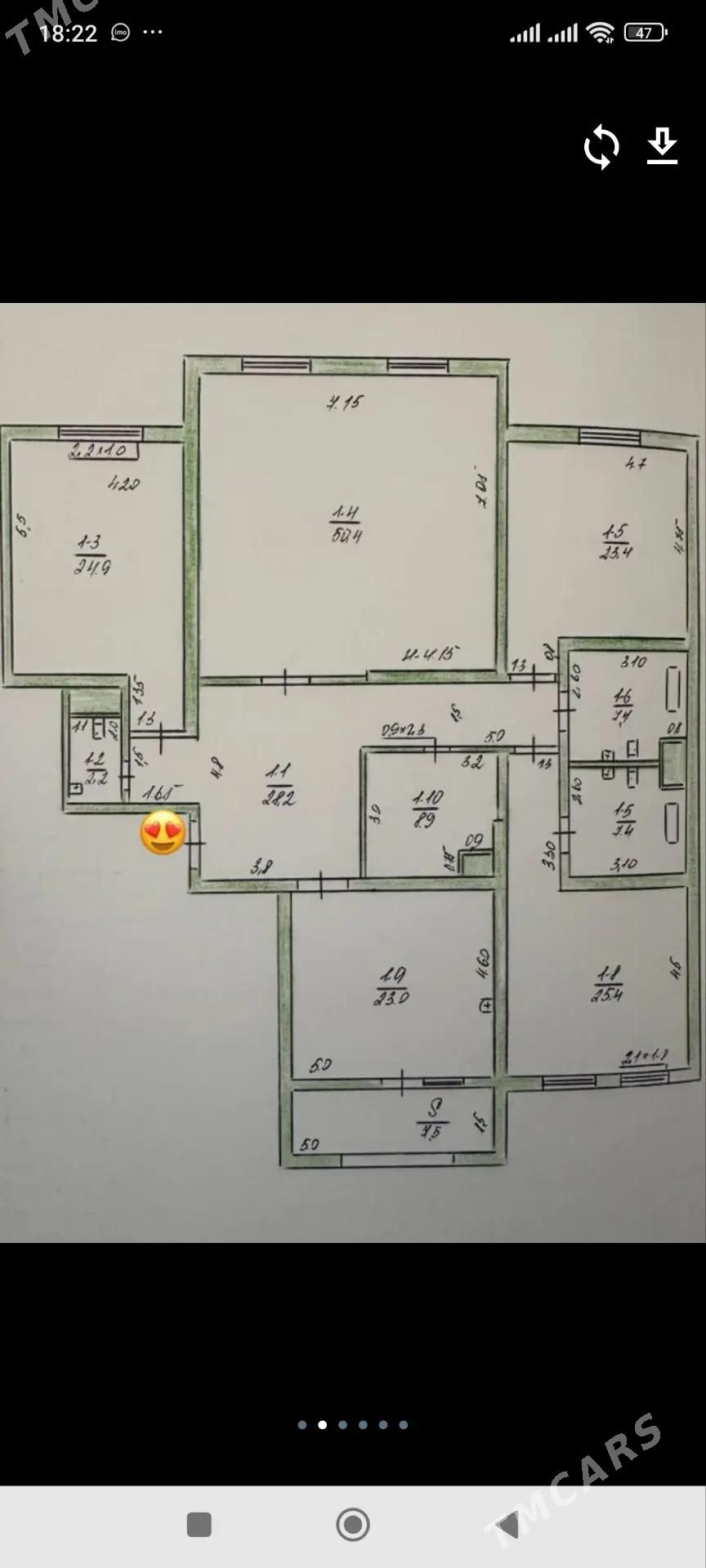 14 tapgyr elitka 4 komnat jay - Aşgabat - img 1