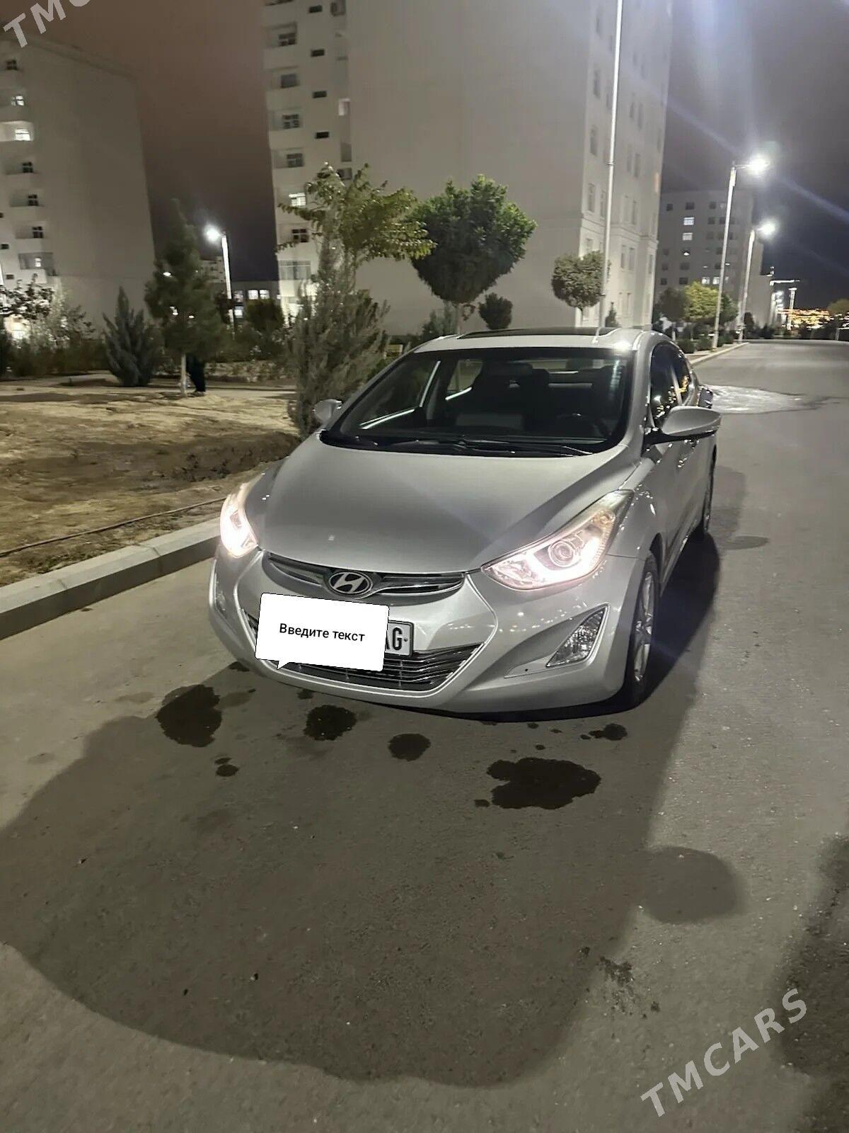 Hyundai Elantra 2014 - 199 000 TMT - Ашхабад - img 2