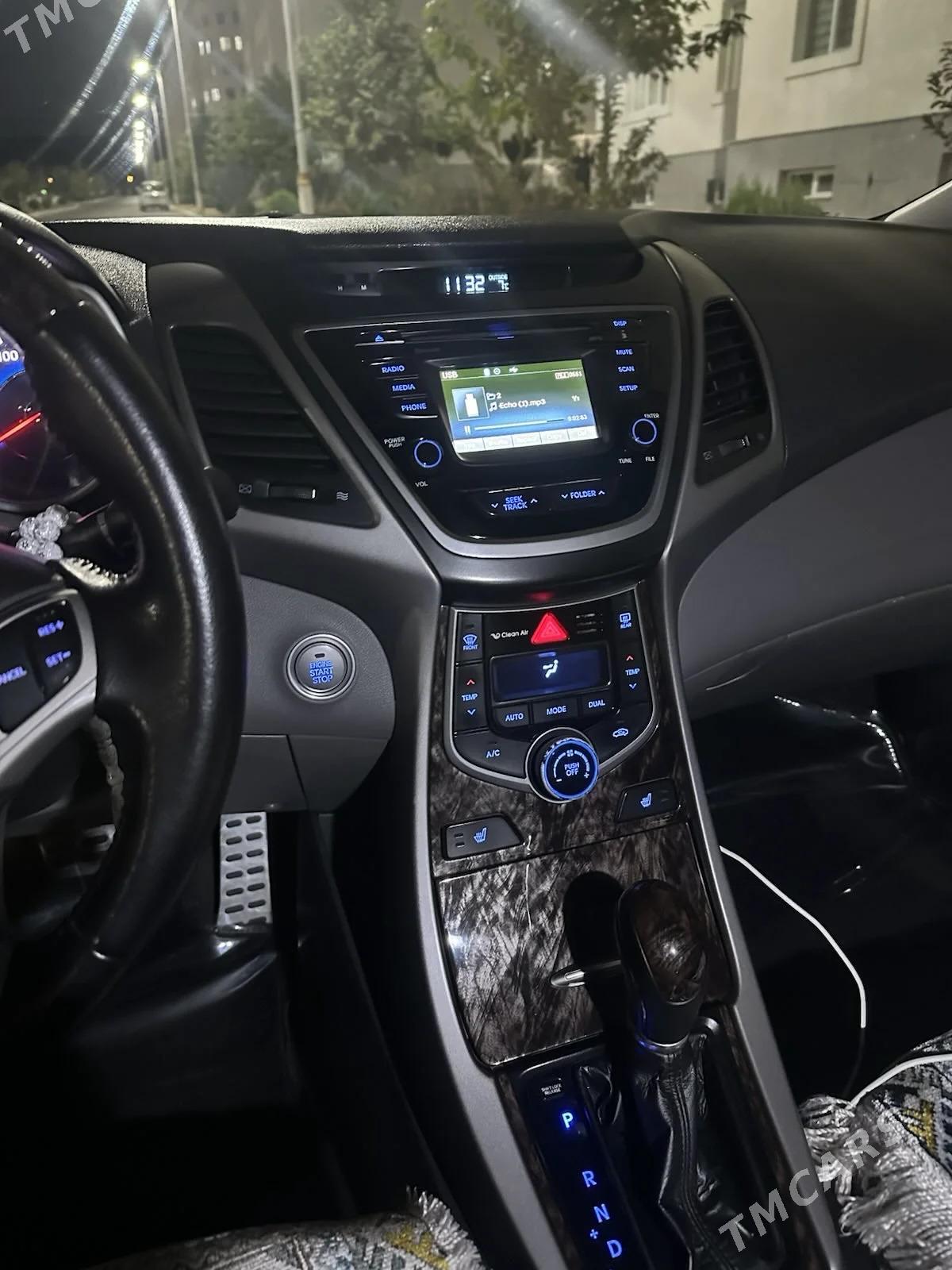 Hyundai Elantra 2014 - 199 000 TMT - Ашхабад - img 8