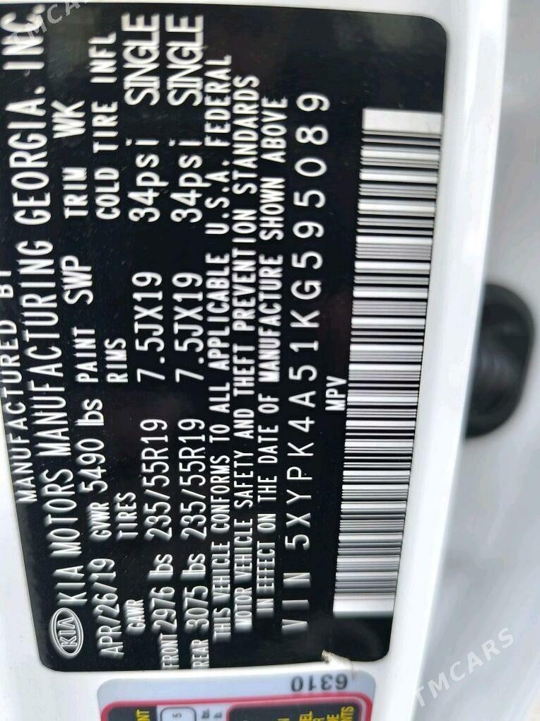 Kia Sorento 2020 - 370 000 TMT - Ашхабад - img 4