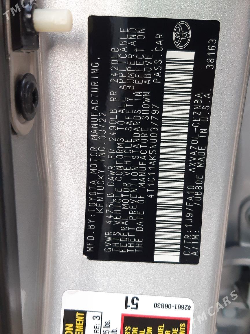 Toyota Camry 2022 - 325 000 TMT - Mary - img 10