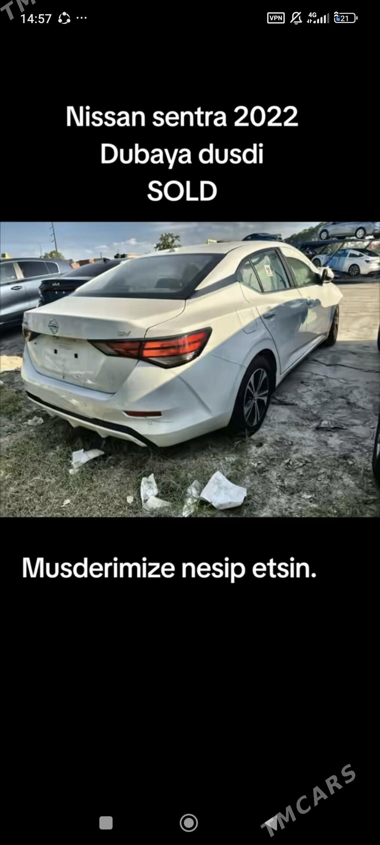 Nissan Sentra 2022 - 179 000 TMT - Ашхабад - img 9