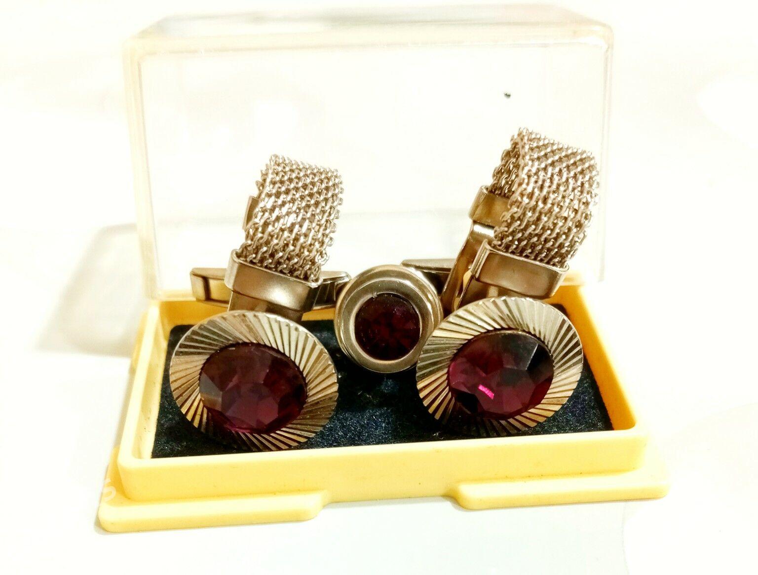 Запонки "Эффект" винтажные - Байрамали - img 1