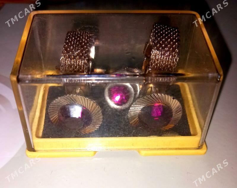 Запонки "Эффект" винтажные - Байрамали - img 2