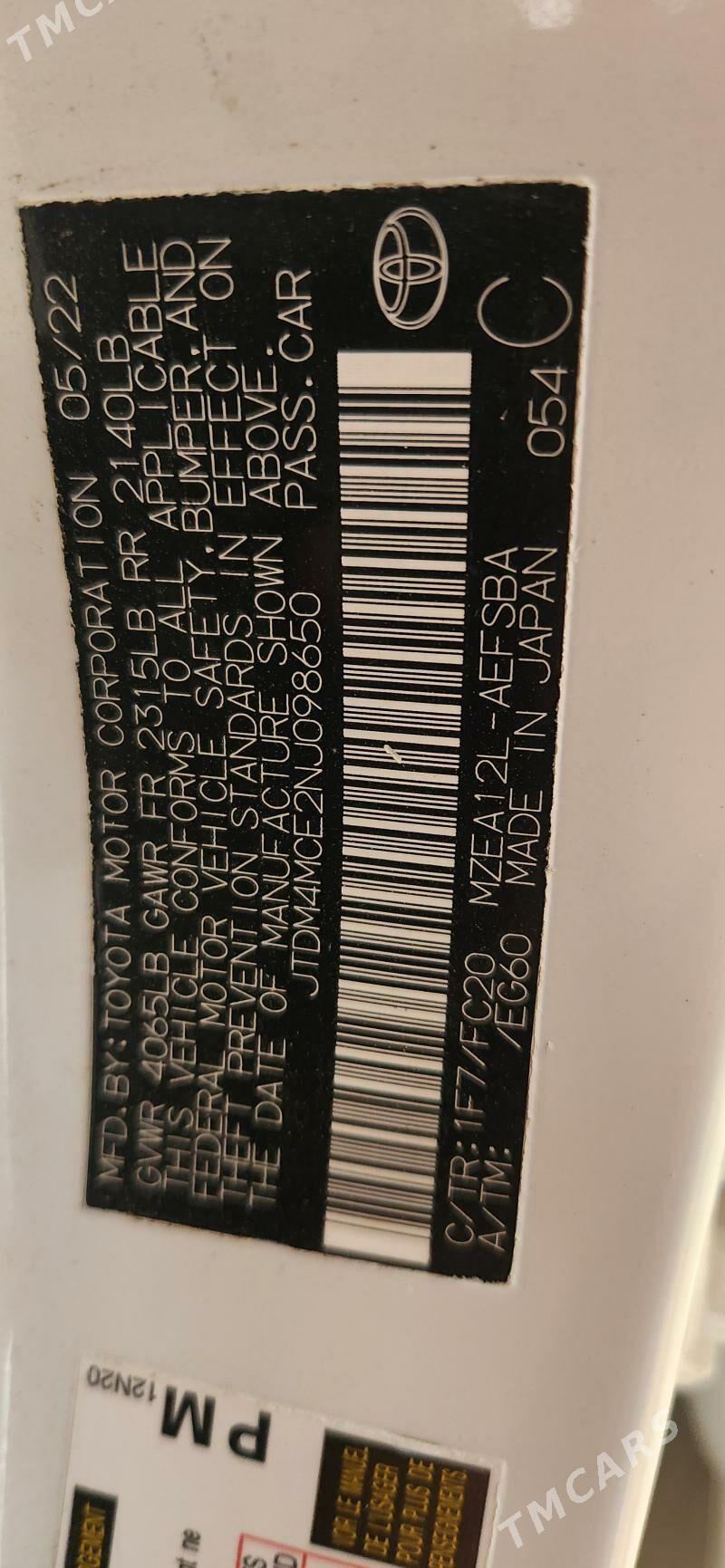 Toyota Corolla 2022 - 187 000 TMT - Мургап - img 7