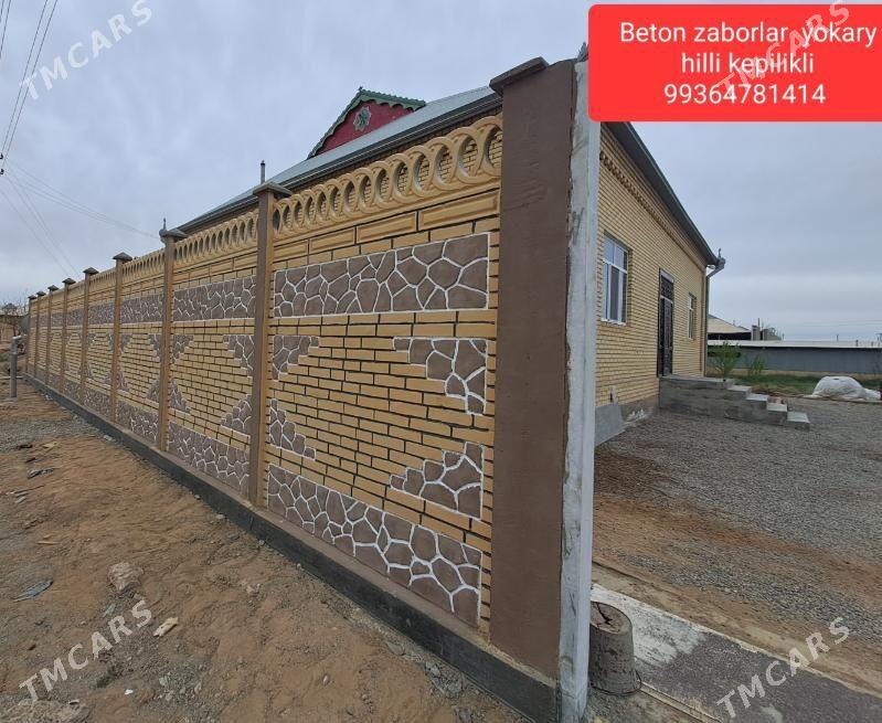 Beton zaborlar - Мары - img 2