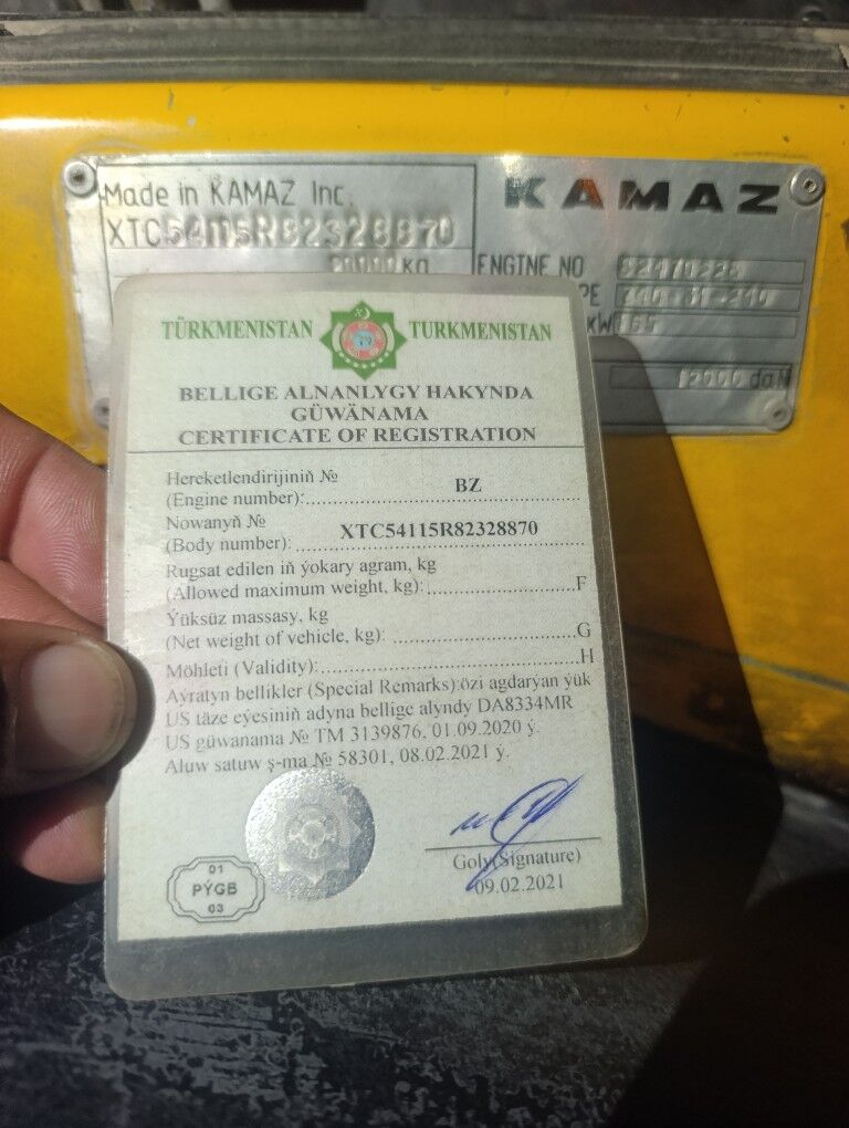 Kamaz Euro 3 2008 - 150 000 TMT - Мары - img 8