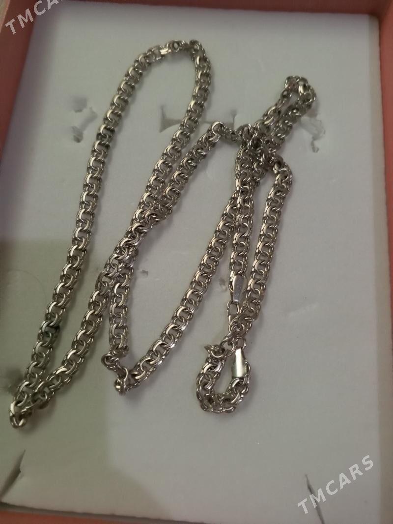 Kümüş zynjyr biraslet - Теджен - img 1