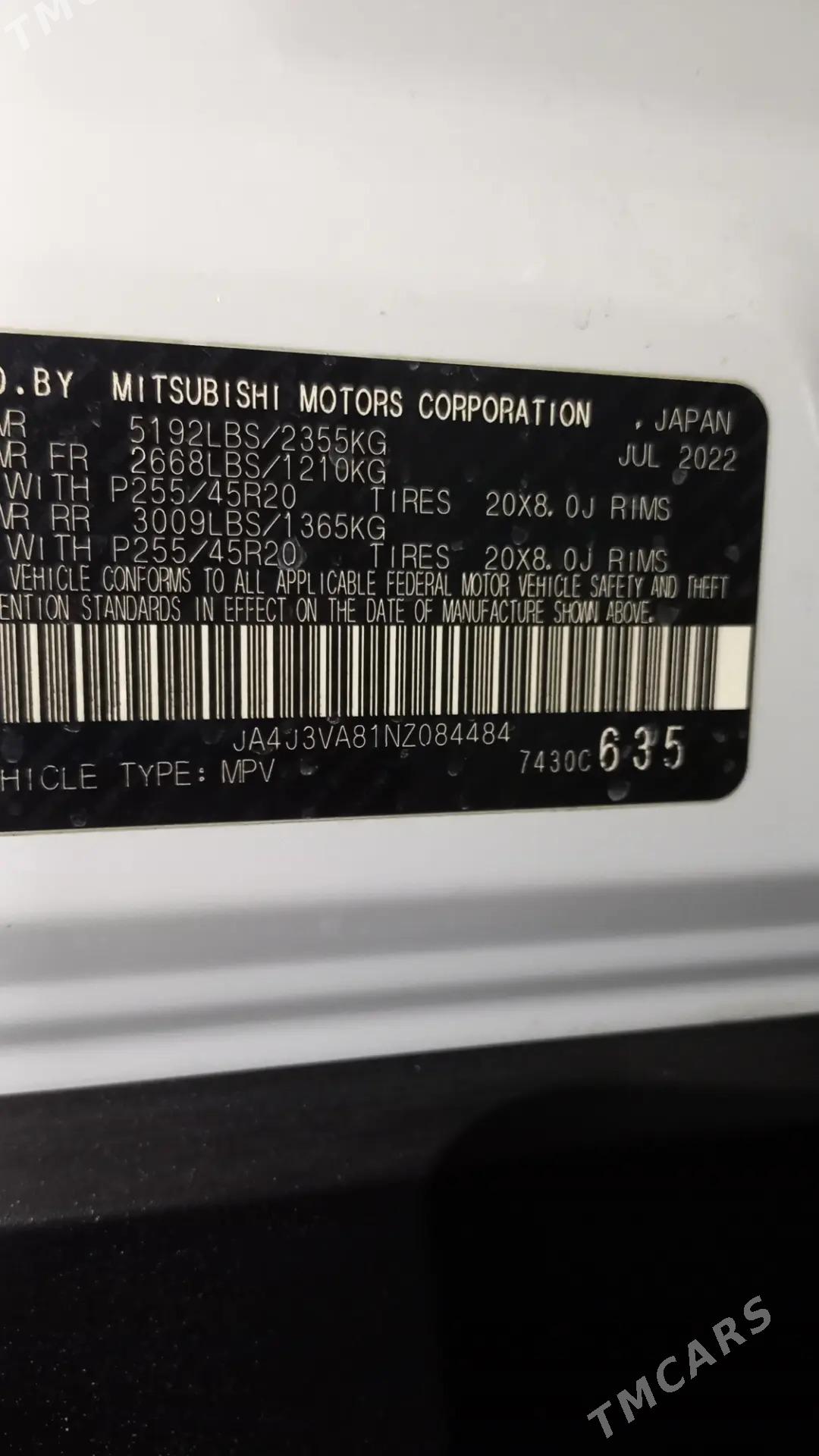 Mitsubishi Outlander 2022 - 346 000 TMT - Ашхабад - img 7