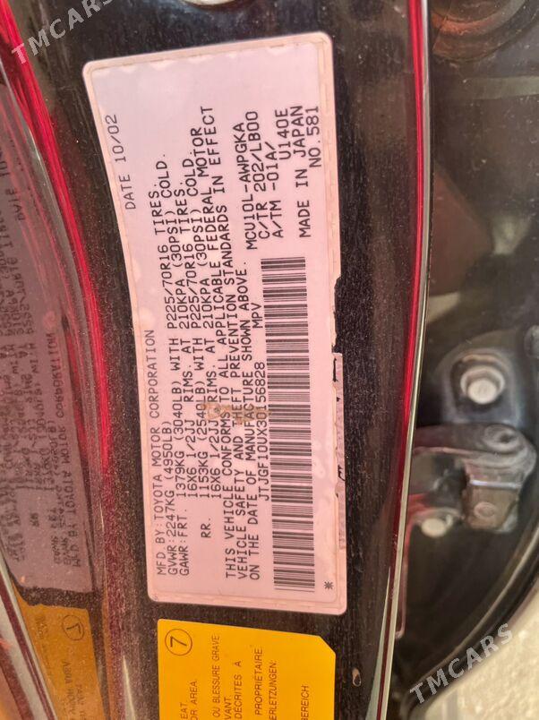 Lexus RX 300 2002 - 199 000 TMT - Туркменабат - img 3