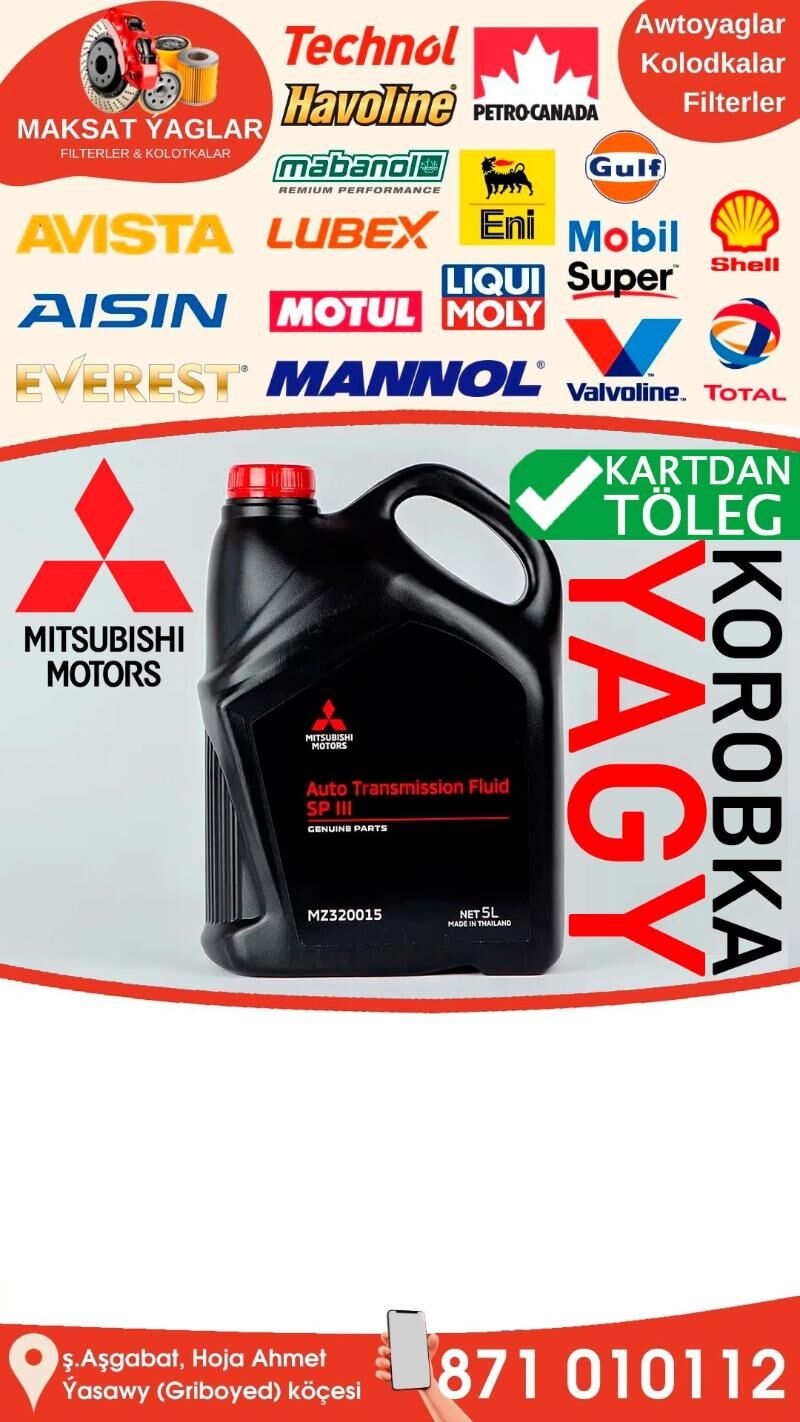 MITSUBISHI KOROBKA YAGY МАСЛО 400 TMT - Aşgabat - img 2