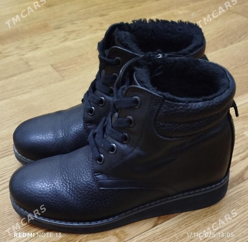 Полусапожки теплые (кожаные) - Ашхабад - img 3