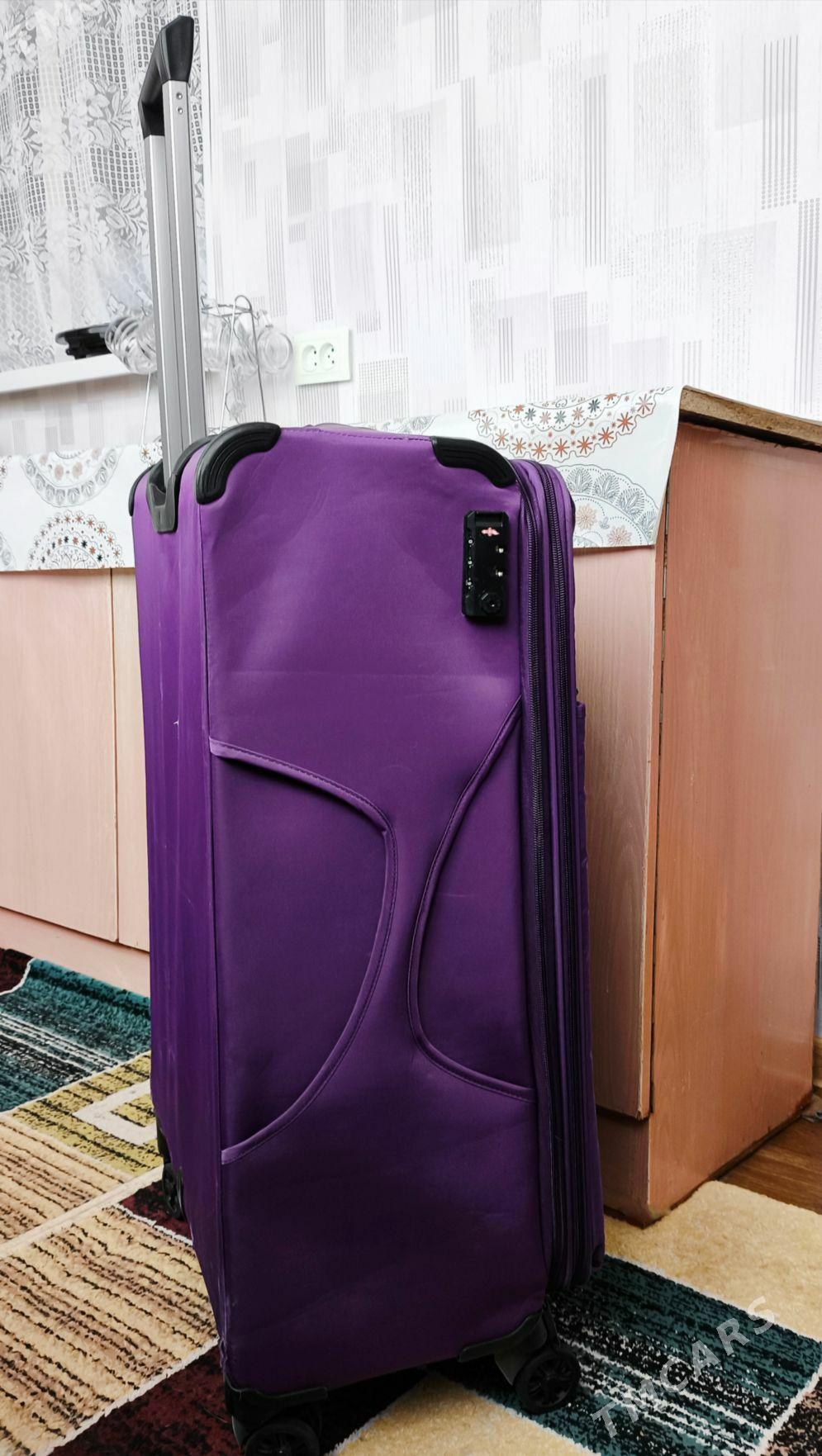 ЧЕМОДАН НА КОЛЁСАХ ТКАНЕВЫЙ - Türkmenbaşy - img 4