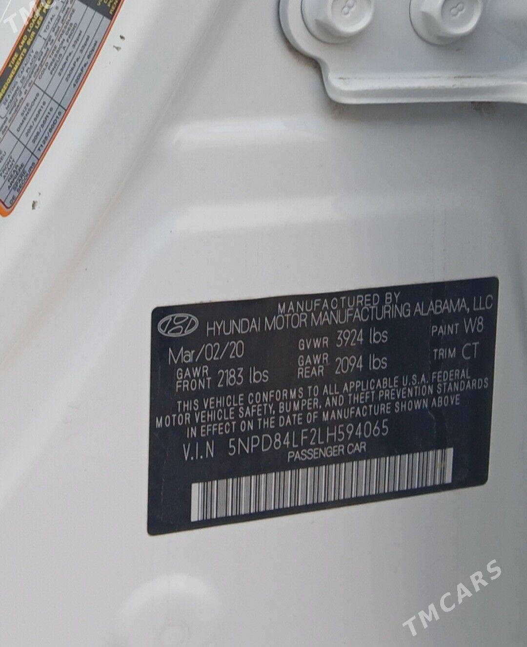 Hyundai Elantra 2020 - 220 000 TMT - Ашхабад - img 9